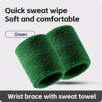 Wrist Sweatband Pair - Double-Layer Moisture Control | SideLine Gear