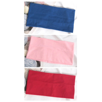 Cotton headband pack for running and gym workouts