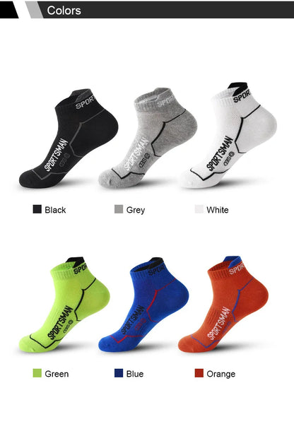 Low cut grip socks worn during running and athletic training
