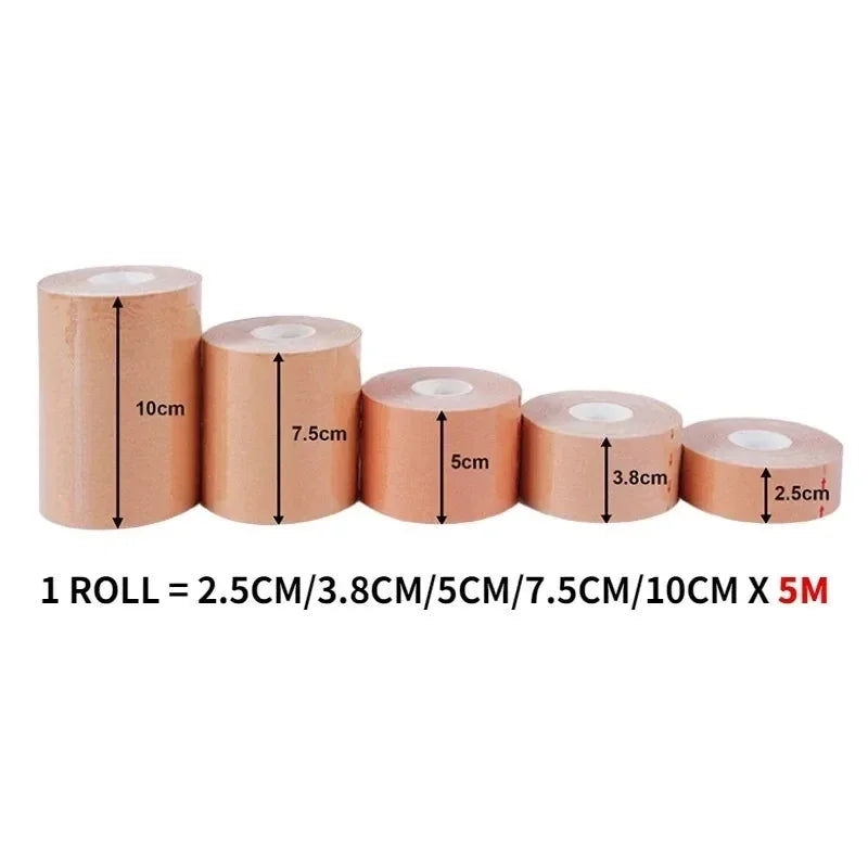 Kinesiology tape roll for muscle support - front product view