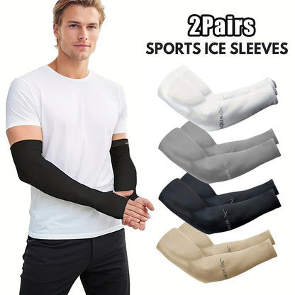 Basketball arm sleeve with UV protection - front view