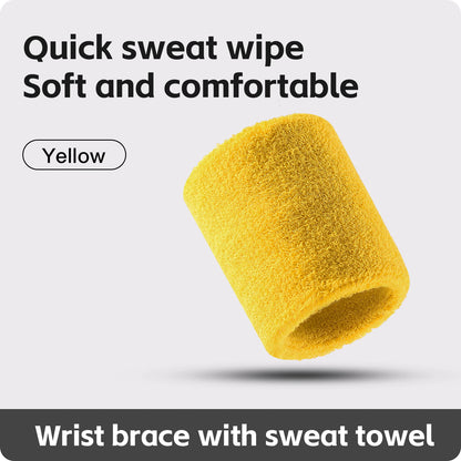Wrist Sweatband Pair - Double-Layer Moisture Control | SideLine Gear