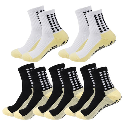 Grip socks product packaging showing 5-pair bundle