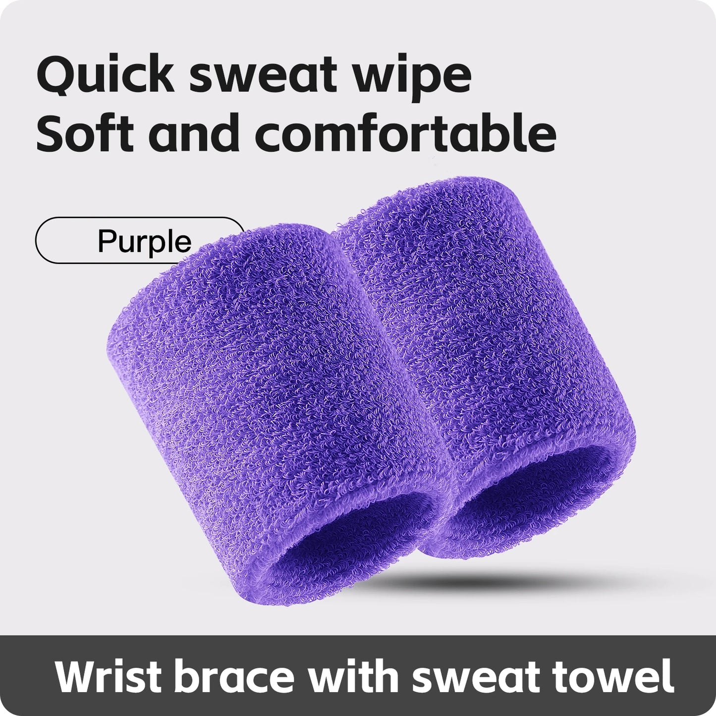Wrist Sweatband Pair - Double-Layer Moisture Control | SideLine Gear
