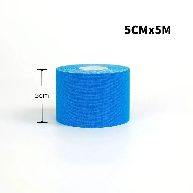 Sports tape roll showing waterproof and breathable material