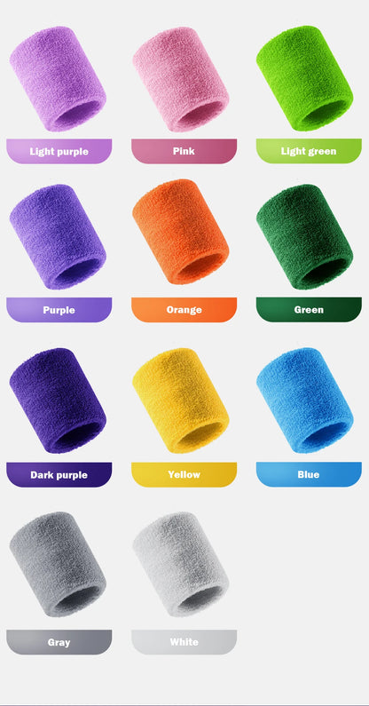 Gym wrist guard sweatband on athlete during weightlifting