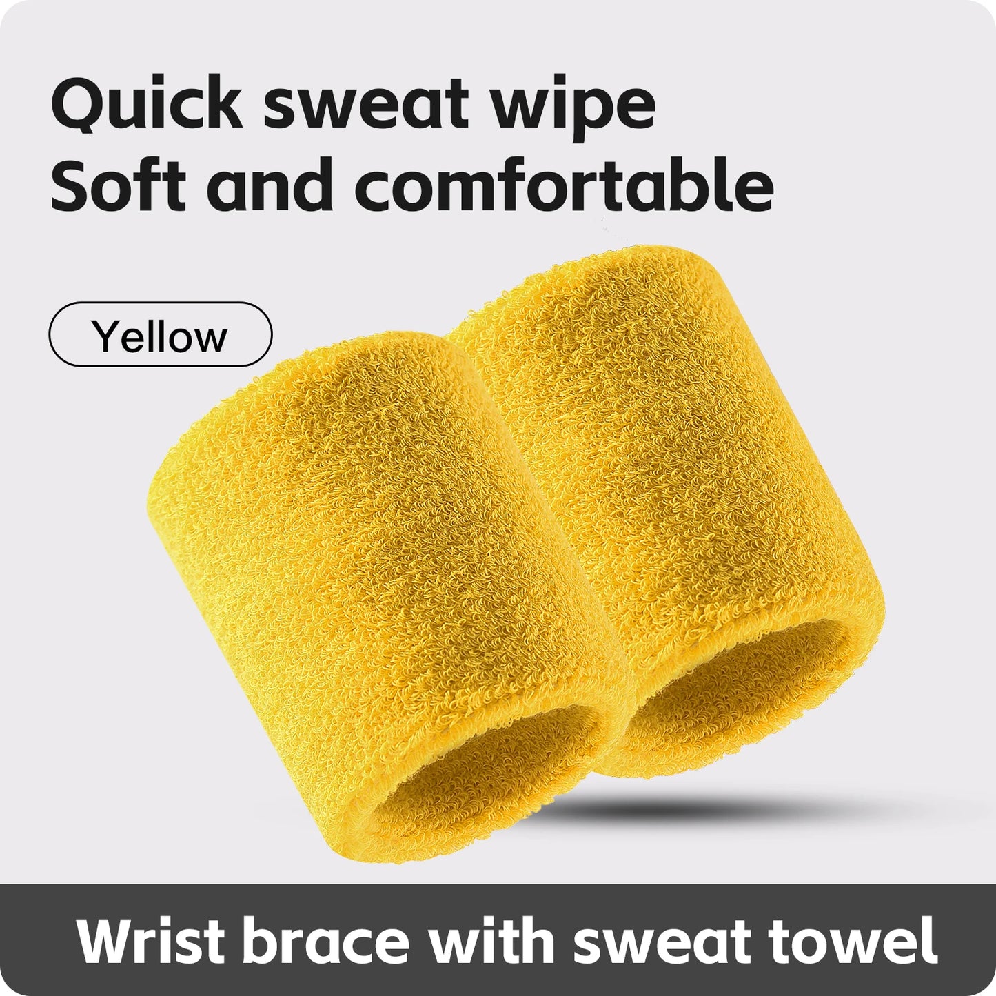 Wrist Sweatband Pair - Double-Layer Moisture Control | SideLine Gear