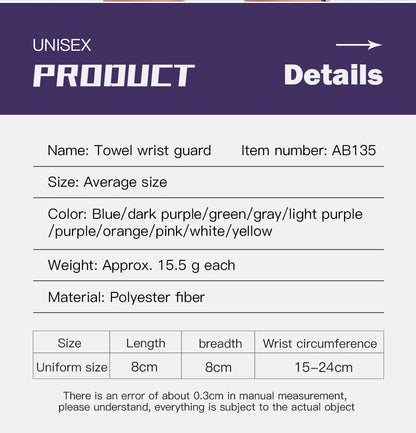 Wrist Sweatband Pair - Double-Layer Moisture Control | SideLine Gear