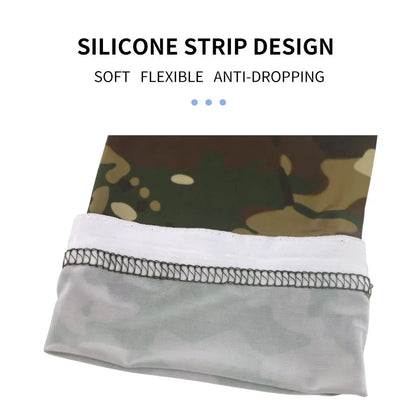 Camouflage compression sleeves - desert camo color variant
