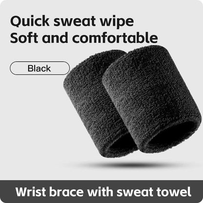 Wrist Sweatband Pair - Double-Layer Moisture Control | SideLine Gear