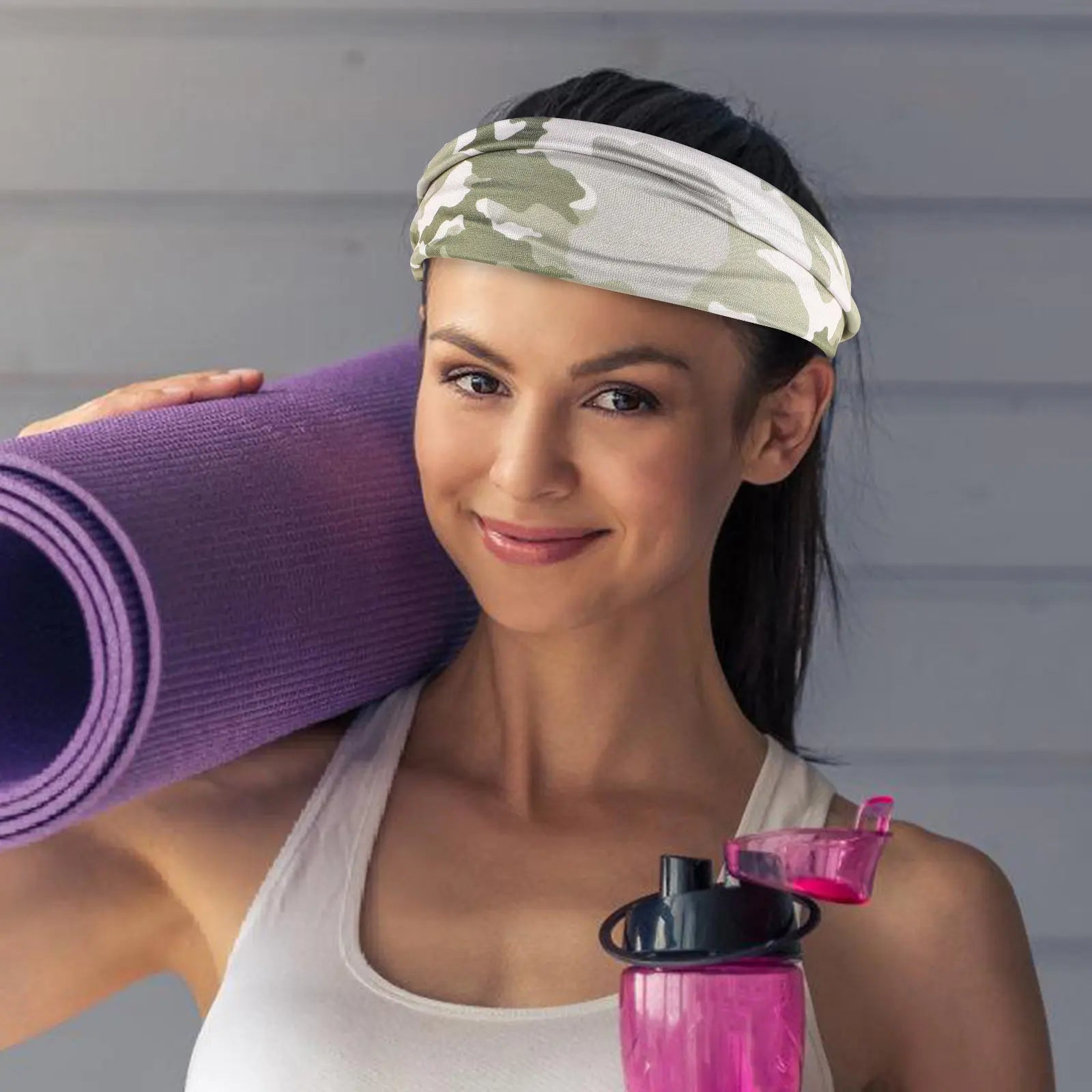 Sports headband 2-pack product packaging and presentation