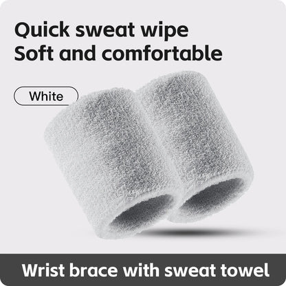 Wrist Sweatband Pair - Double-Layer Moisture Control | SideLine Gear