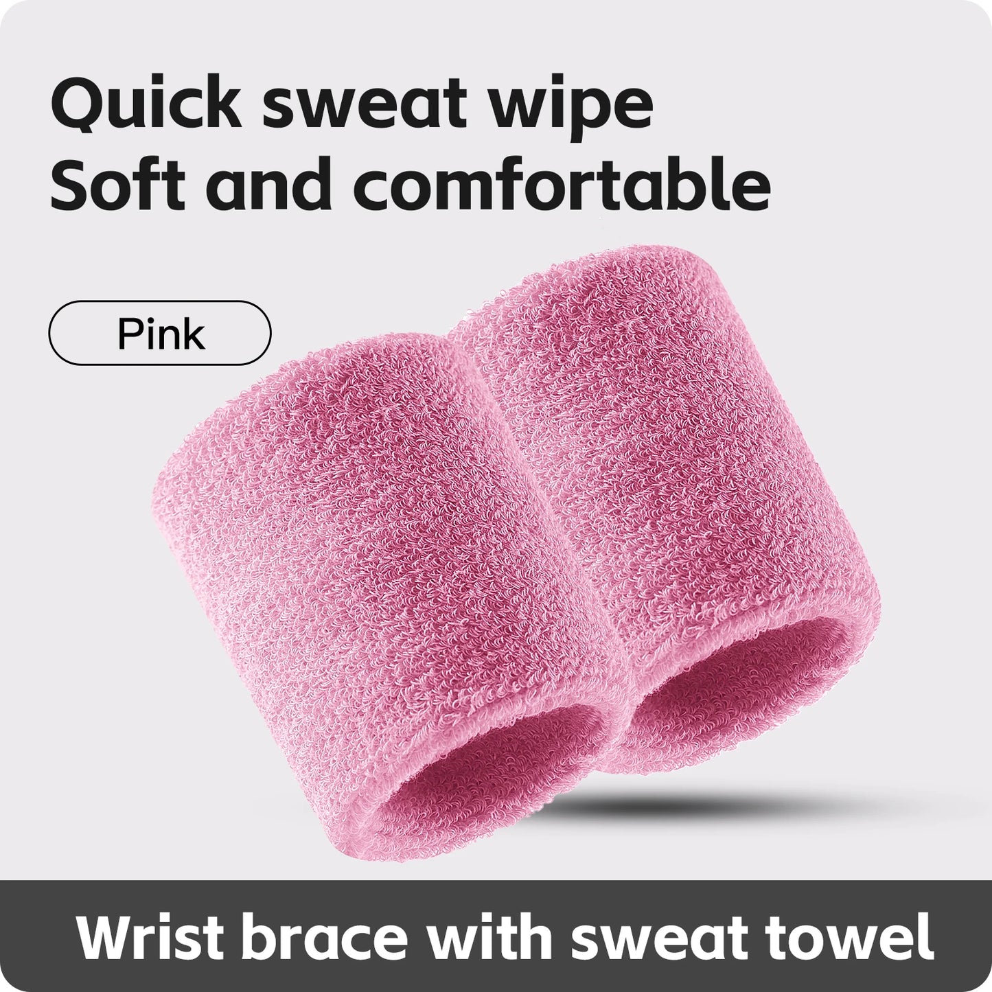 Wrist Sweatband Pair - Double-Layer Moisture Control | SideLine Gear